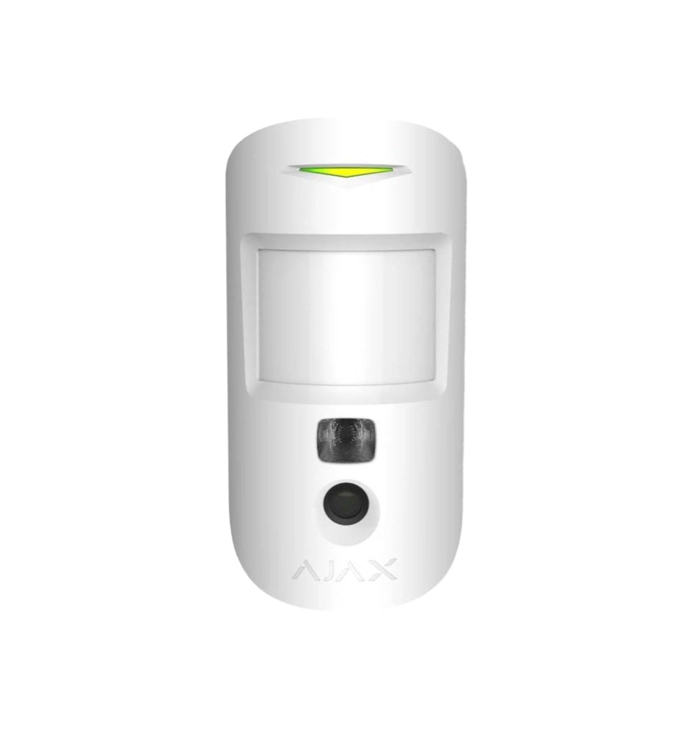AJAX MotionCam HDR – Wireless Motion Detector with Photo Verification (White)